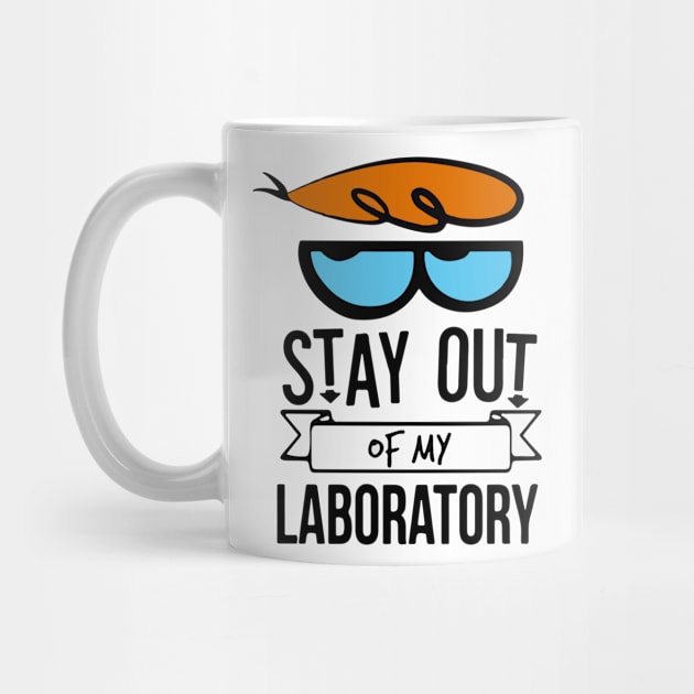 Stay out of my lab cartoon by labstud